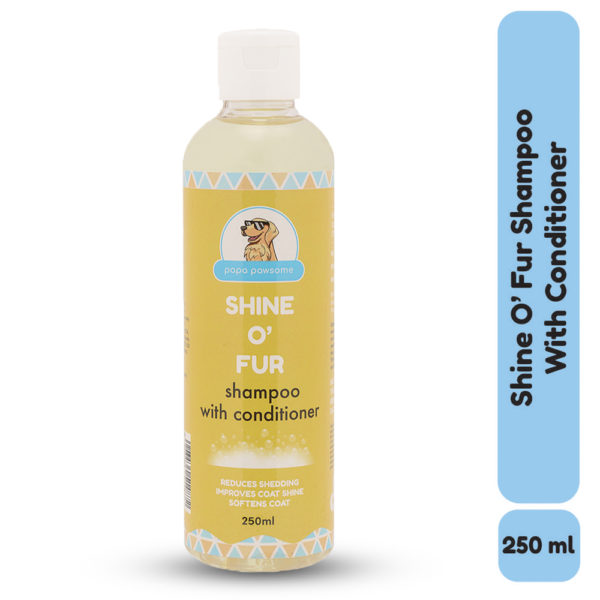 Shine o fur shampoo for dogs