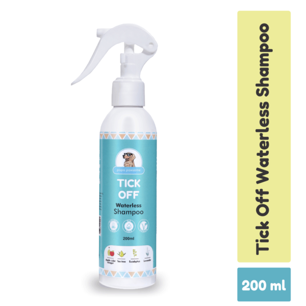 Tick off waterless shampoo