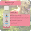usage of shine o pup shampoo